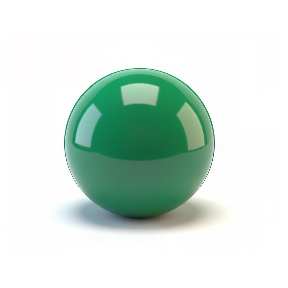 RT Green 4k turned iron shot put. Skillfully made. Meets all IAAF specifications. Lathe turned to 103mm. Regularly seen in top competition. Increase your personal record with this proven medal winner.