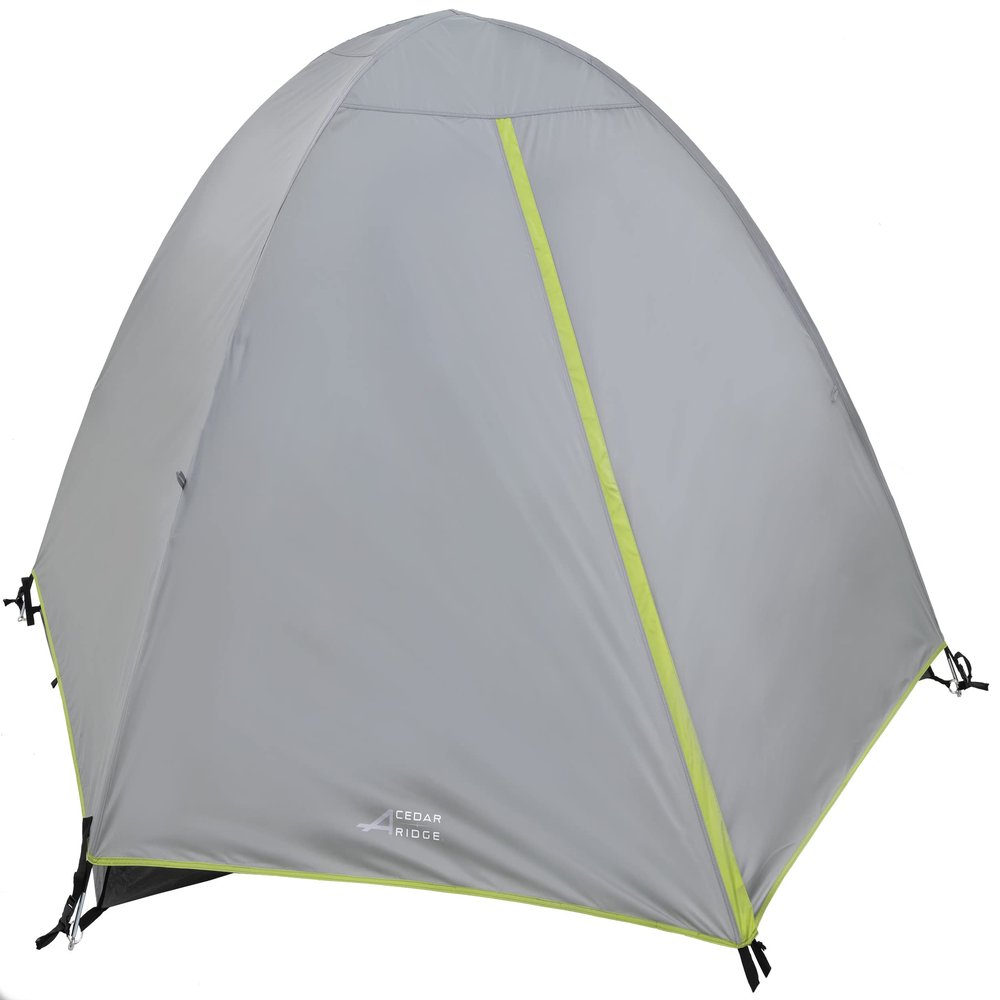Cedar Ridge Aspen 4-Person Tent - Gray/Citrus