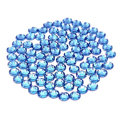 Preciosa Viva Rhinestones No Hotfix Flatback - Light Sapphire - SS20 (5mm) - Choose Your Quantity (144)