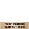 Crown Awards 2.5" Wx.63 H Small Gold Engrave Plate for Fantasy Football Perpetual Trophy with Custom Engraving view 1