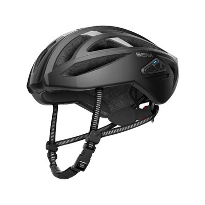Sena R2 EVO Road Cycling Helmet (Matte Black, Large)