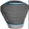 ALPS Mountaineering Blaze +20 Mummy Sleeping Bag Short, Gray/Charcoal - New view 1