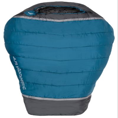 ALPS Mountaineering Blaze -20 Mummy Sleeping Bag, XL - Blue Coral/Charcoal, New