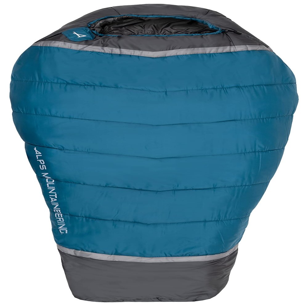 ALPS Mountaineering Blaze -20 Mummy Sleeping Bag, XL - Blue Coral/Charcoal, New