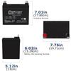 Mighty Max Battery 12V 35AH SLA Replacement Battery for Cub Cadet 2176-2 Pack view 2
