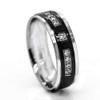 Kingsway Jewelry 925 Sterling Silver Rings Set 1.24ct Princess Cut Cubic Zirconia Rings for Women and Men 3-Pc Engagement Matching Rings for Couples Premium Wedding Rings Set for Him and Her view 3