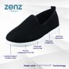 isotoner mens Sport Knit Indoor/Outdoor Closed Back Slipper, Black, 13 US view 3