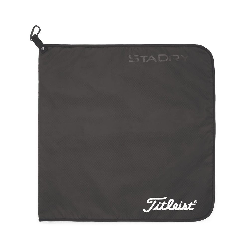 Titleist Black Towel, Black, 20x20