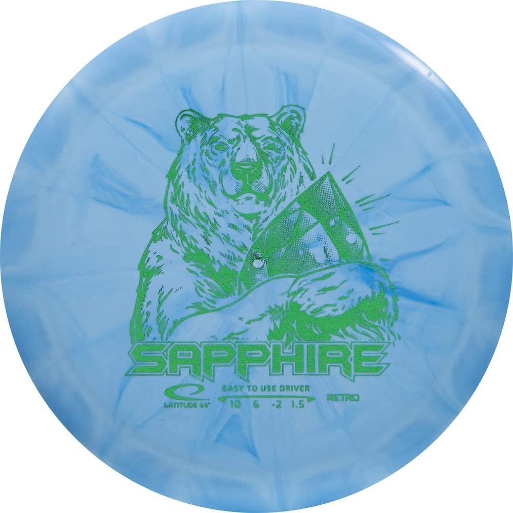 Latitude 64 Retro Burst Sapphire Distance Driver Golf Disc [Colors May Vary] - 160-164g