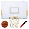 Franklin Sports Mini Basketball Hoop - Premium Gold Chrome Wall Mounted Backboard Mini Hoop with Rim + Net - Ball Included - Perfect Bedroom Accessory view 1