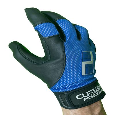 CUZINA HexPro Pickleball Racquetball Glove (Royal Blue/Black, M, Right)