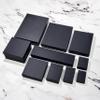 TheDisplayGuys - 25-Pack #10 Cotton Filled Cardboard Paper Jewelry Boxes Gift Case - Matte Black (1.9" x 1.3" x 0.7") - for Shipping or Storage view 4