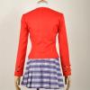 Weixu The Musical Rock Cosplay Costume Red School Uniform Dress Halloween Outfit for Women L view 3