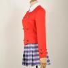 Weixu The Musical Rock Cosplay Costume Red School Uniform Dress Halloween Outfit for Women L view 4