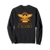 Ancient Roman Consul - Marcus Tullius Cicero - SPQR Eagle Sweatshirt view 1