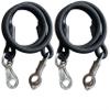 Majestic Ally Pack of 2, Bungee Trailer Tie for Horse Haulage with Panic Snap and Bull Snap - 36 Inch (Black) view 2
