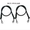 Majestic Ally Pack of 2, Bungee Trailer Tie for Horse Haulage with Panic Snap and Bull Snap - 36 Inch (Black) view 4