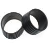 FDXGYH 4 PcsTennis Racquet Grips Tennis Racket Grip Band Rubber Ring with Non-Slip Badminton Tennis Absorbent Overgrip in Place, Black view 3