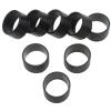 FDXGYH 8 Pcs Tennis Racquet Grips Tennis Racket Grip Band Rubber Ring with Non-Slip Badminton Tennis Absorbent Overgrip in Place, Black view 1