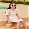 Fommykin Girls Swimwear Cover Ups Kids Beach Bathing Suit Coverups Cute Sweet Bikini Swimsuit Tunic Dress view 2