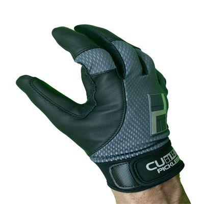 CUZINA HexPro Pickleball Racquetball Glove (Steel Gray/Black, L, Right)
