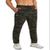G Gradual Men's Sweatpants with Zipper Pockets Tapered Joggers for Men Athletic Pants for Workout, Jogging, Running (Green Camo, Small) view 2