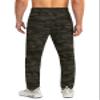 G Gradual Men's Sweatpants with Zipper Pockets Tapered Joggers for Men Athletic Pants for Workout, Jogging, Running (Green Camo, Small) view 3