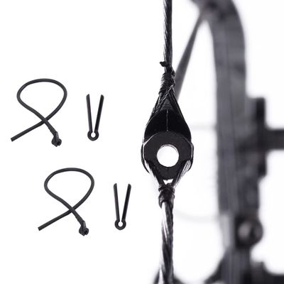 SOPOGER Archery Peep Sight 3/16 Tube for Compound Bow With Buckle - Hunting Shooting Target Accessories (2 Pcs)