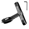 ROCKBROS Bike Bottle Cage Adapter Bicycle Seatpost Handlebar Water Bottle Mount Holder Adjustable Aluminum Bottle Cage for MTB Road Bike Beach Cruiser Black view 1