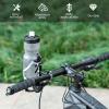 ROCKBROS Bike Bottle Cage Adapter Bicycle Seatpost Handlebar Water Bottle Mount Holder Adjustable Aluminum Bottle Cage for MTB Road Bike Beach Cruiser Black view 2