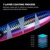 Goture Glow Slow Pitch Jigs with Portable Jig Bag, Double Assist Hook Fishing Jig Lead Saltwater Jigging Lures for Tuna, Dogtooth Tuna, Yellowtail, Kingfish, Bluefin-3Weights(100g/150g/250g) &3Colors view 4