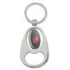 GRAPHICS & MORE Sacred Heart University Secondary Logo Keychain Chrome Metal Spinning Oval Bottle Opener view 2