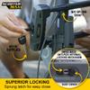 Heavy-Duty U Lock for Bicycles, Electric Scooters, and Motorcycles - Swiss-Engineere Lock with Thick Hardened Steel and Silicone Outer Coating, Includes 4 Keys & 2 Mounting Brackets. view 3