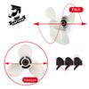 Boatman Aluminum Outboard Motor Boat Propeller 9 1/4x12 fit Yamaha Engines 9.9-20 Hp,8 Spline Tooth,RH,OEM NO.683-45941-00-EL view 2