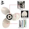 Boatman Aluminum Outboard Motor Boat Propeller 9 1/4x12 fit Yamaha Engines 9.9-20 Hp,8 Spline Tooth,RH,OEM NO.683-45941-00-EL view 3