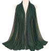 ANKOMINA Women Soft Chiffon Rhinestone Long Scarf Shawl Fashion Muslim Hijab Head Wrap Scarves view 2
