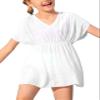 Fommykin Girls, Little Kid Swimwear Cover Ups Kids Beach Bathing Suit Coverups Cute Sweet Bikini Swimsuit Tunic Dress view 1