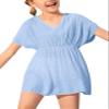 Fommykin Girls Swimwear Cover Ups Kids Beach Bathing Suit Coverups Cute Sweet Bikini Swimsuit Tunic Dress