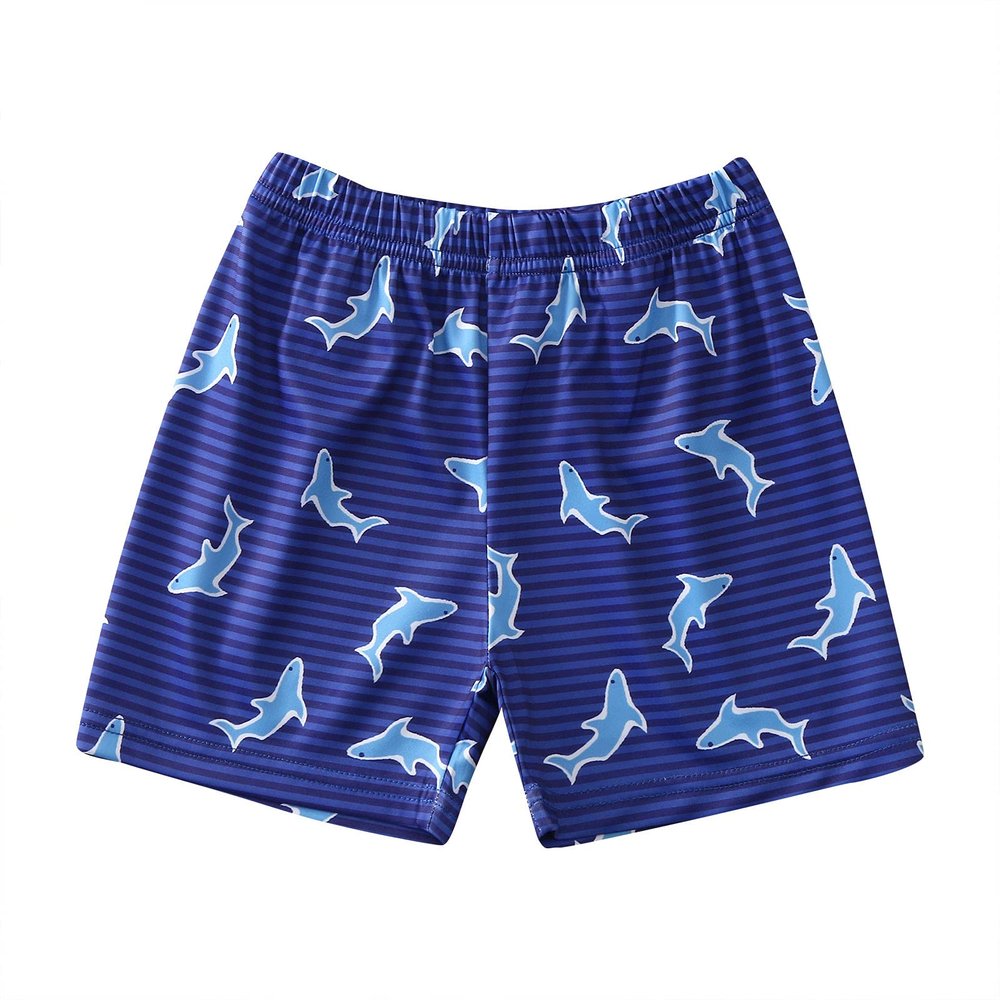 POLG Toddler Kid Baby Boys Swim Trunks Quick Dry Beach Shorts Shark Swim Shorts Toddler Boy Swimsuit Bathing Trunks (Blue, 12-18 Months)