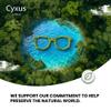Cyxus Davos Military Aviator Polarized Sunglasses for Men, Cool Pilot Glasses UV Protection Anti Glare for Driving, Travelling, Outdoor view 3