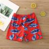 POLG Toddler Kid Baby Boys Swim Trunks Quick Dry Beach Shorts Shark Swim Shorts Toddler Boy Swimsuit Bathing Trunks (Red, 12-18 Months) view 3