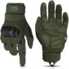 Glove Station Tactical Gloves for Men  Touchscreen Utility Gear with Hard Knuckle Protection Used in Motorcycle, Airsoft, Combat, Police, Shooting & Outdoor Work Green - Hard Knuckle Small view 1