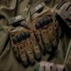 Glove Station Tactical Gloves for Men  Touchscreen Utility Gear with Hard Knuckle Protection Used in Motorcycle, Airsoft, Combat, Police, Shooting & Outdoor Work Green - Hard Knuckle Small view 2