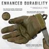 Glove Station Tactical Gloves for Men  Touchscreen Utility Gear with Hard Knuckle Protection Used in Motorcycle, Airsoft, Combat, Police, Shooting & Outdoor Work Green - Hard Knuckle X-Large view 2