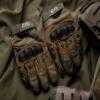 Glove Station Tactical Gloves for Men  Touchscreen Utility Gear with Hard Knuckle Protection Used in Motorcycle, Airsoft, Combat, Police, Shooting & Outdoor Work Green - Hard Knuckle XX-Large view 2