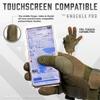 Glove Station Tactical Gloves for Men  Touchscreen Utility Gear with Hard Knuckle Protection Used in Motorcycle, Airsoft, Combat, Police, Shooting & Outdoor Work Green - Hard Knuckle Medium view 4