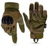 Glove Station Tactical Gloves for Men  Touchscreen Utility Gear with Hard Knuckle Protection Used in Motorcycle, Airsoft, Combat, Police, Shooting & Outdoor Work Green - Hard Knuckle Large view 1