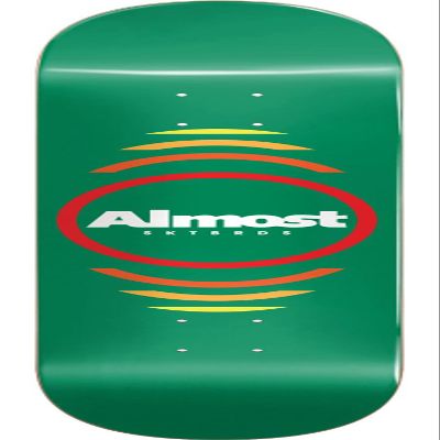 Almost Skateboards Reflex Green Skateboard Deck Hybrid - 7.37" x 29.8"