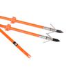 TY Archery 32inch Bowfishing Arrows Fish Hunting Solid Fiberglass Shaft with Broadheads and Safty Slides for Compound Bow and Recurve Bow Fishing Huntings view 3