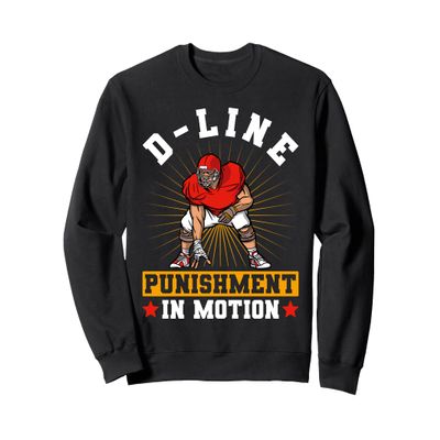 American Football D- Linepinishment In Motion Sweatshirt